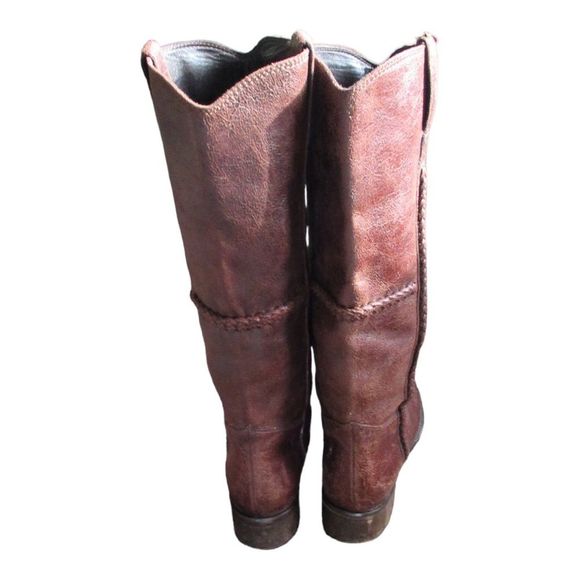 Faconnable Brown Distressed Boots - Picture 5 of 8